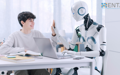 Trabajadores digitales, colaboradores (humanos) felices